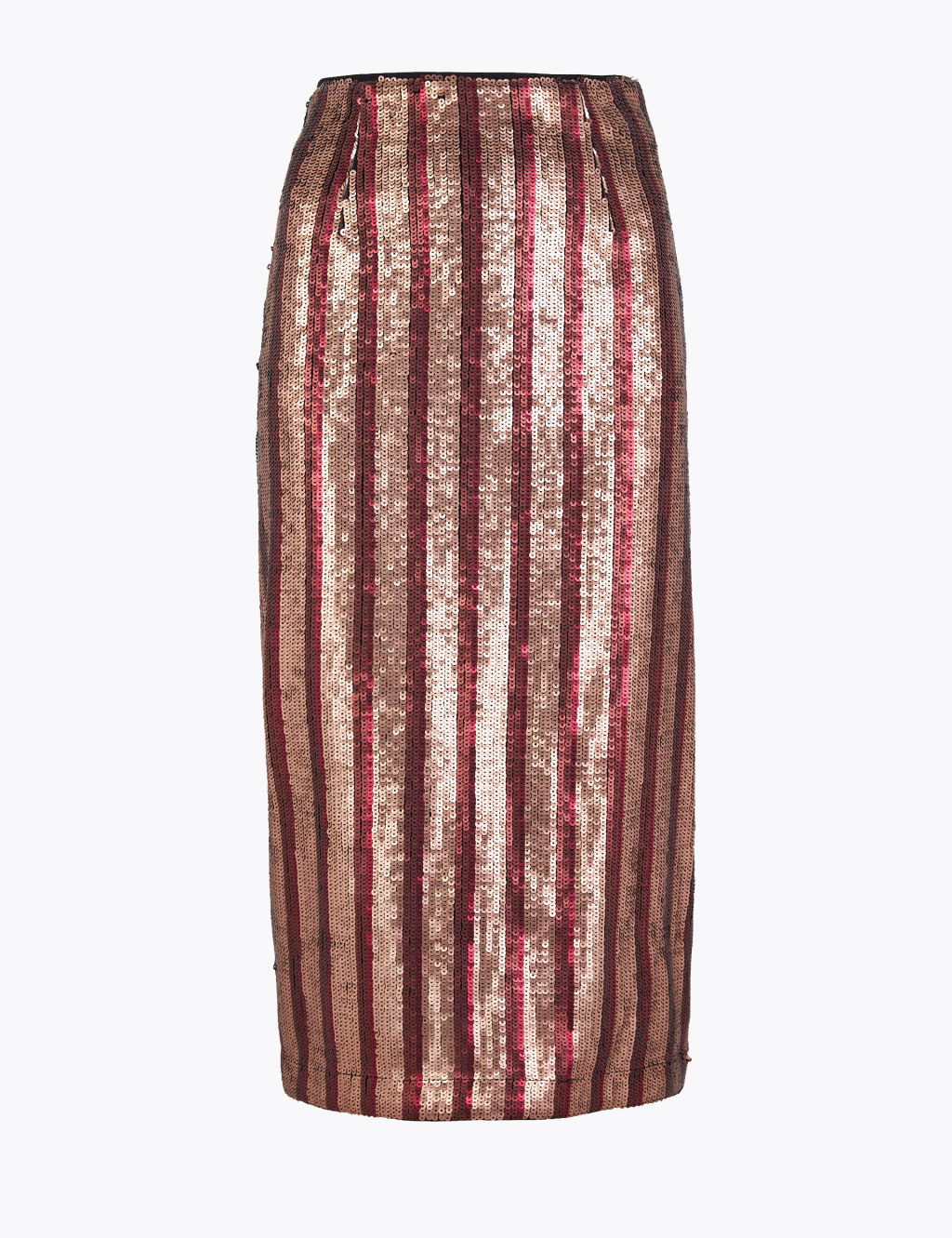 Striped sequin pencil skirt best sale