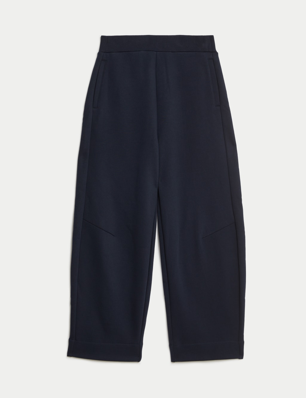Brushed Barrel Leg Ankle Grazer Joggers 2 of 6