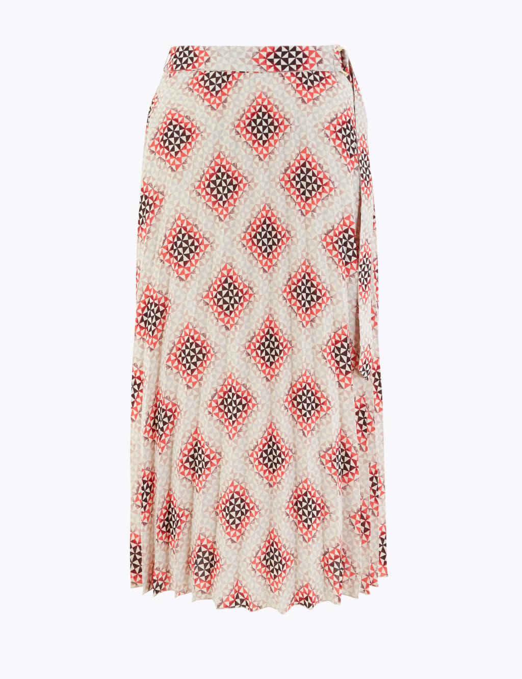 Printed Fit & Flare Midi Skirt 2 of 6