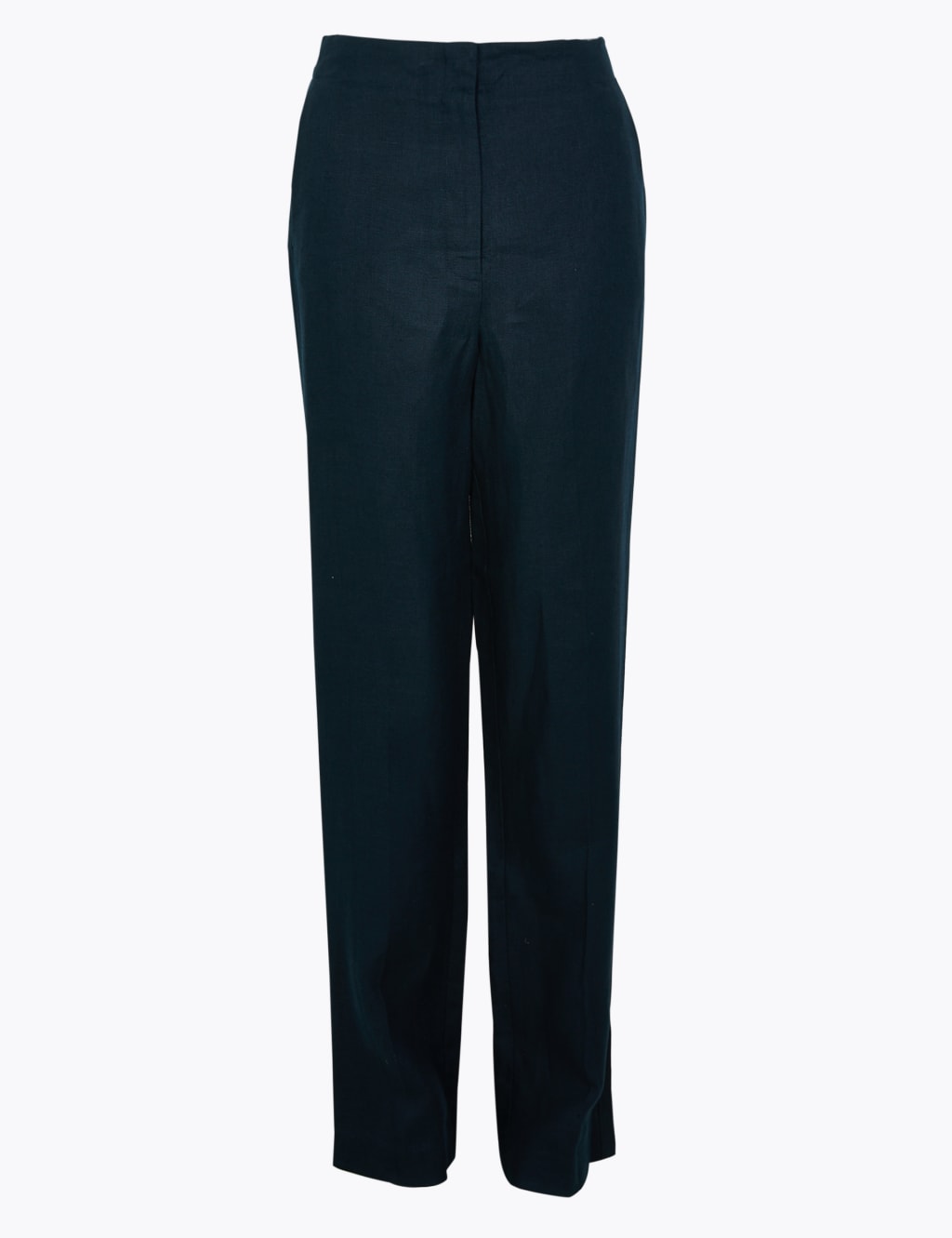 Pure Irish Linen Straight Leg Trousers 2 of 6