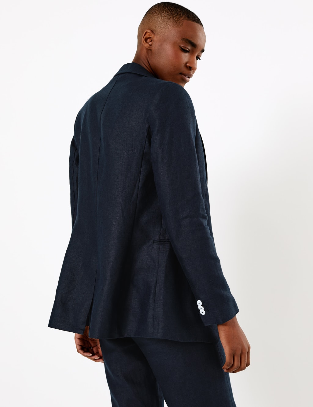 Pure Irish Linen Single Breasted Blazer 4 of 6