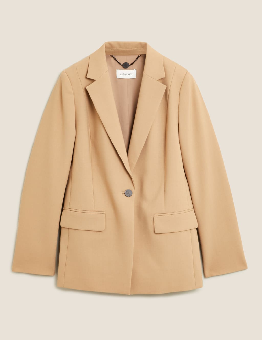 Tailored Single Breasted Blazer with Wool 2 of 6