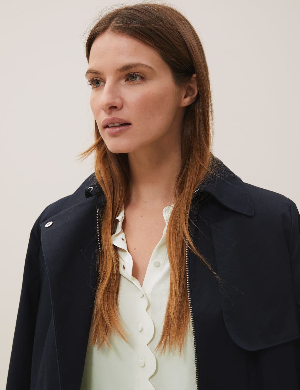 Scallop Edge Long Sleeve Shirt 3 of 5
