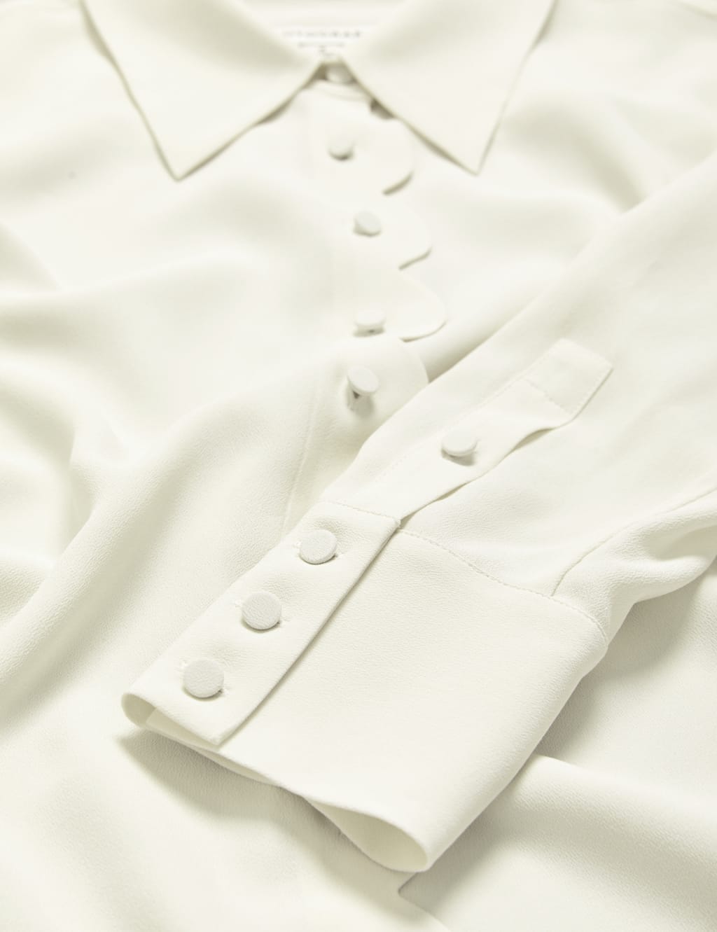 Scallop Edge Long Sleeve Shirt 5 of 5