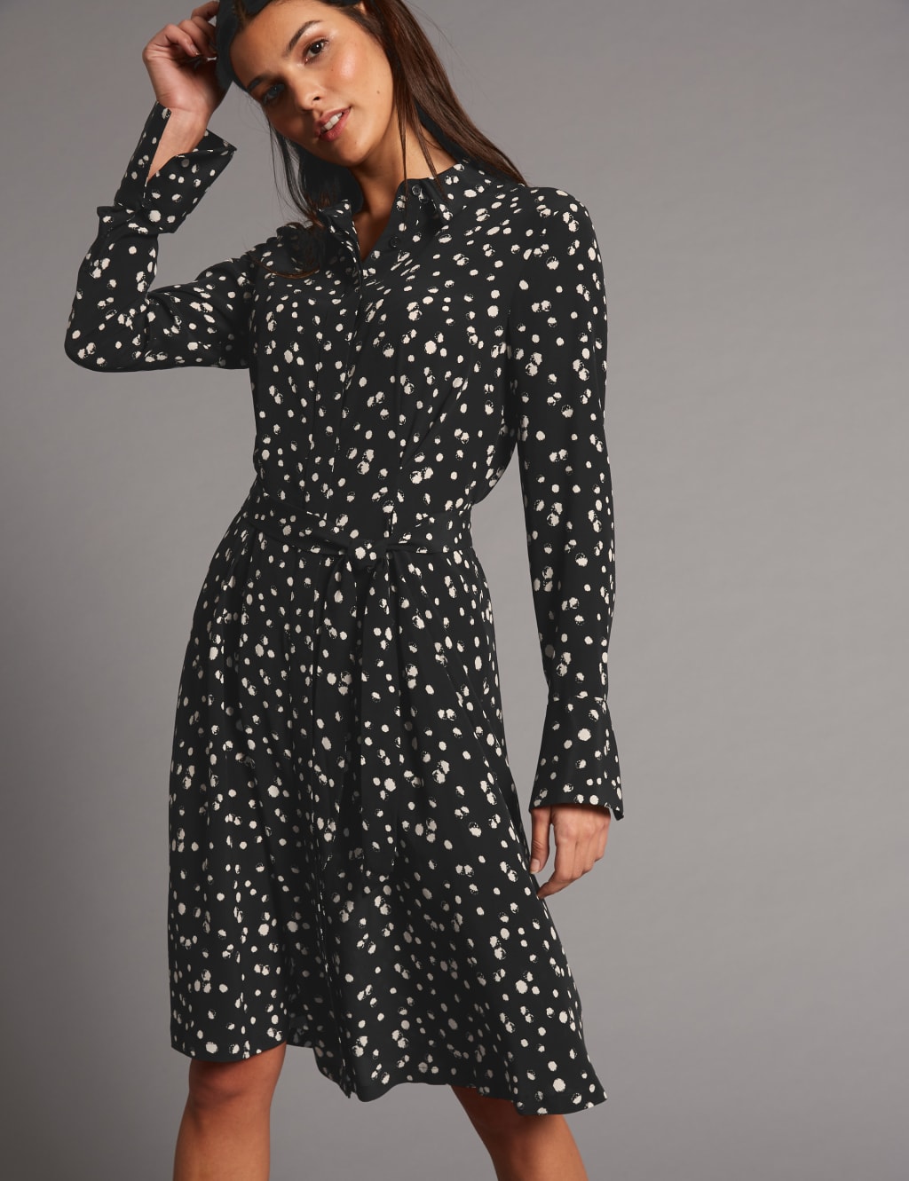 Autograph silk shirt dress best sale