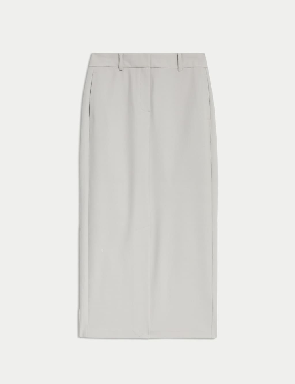 Long pencil skirt with front split outlet