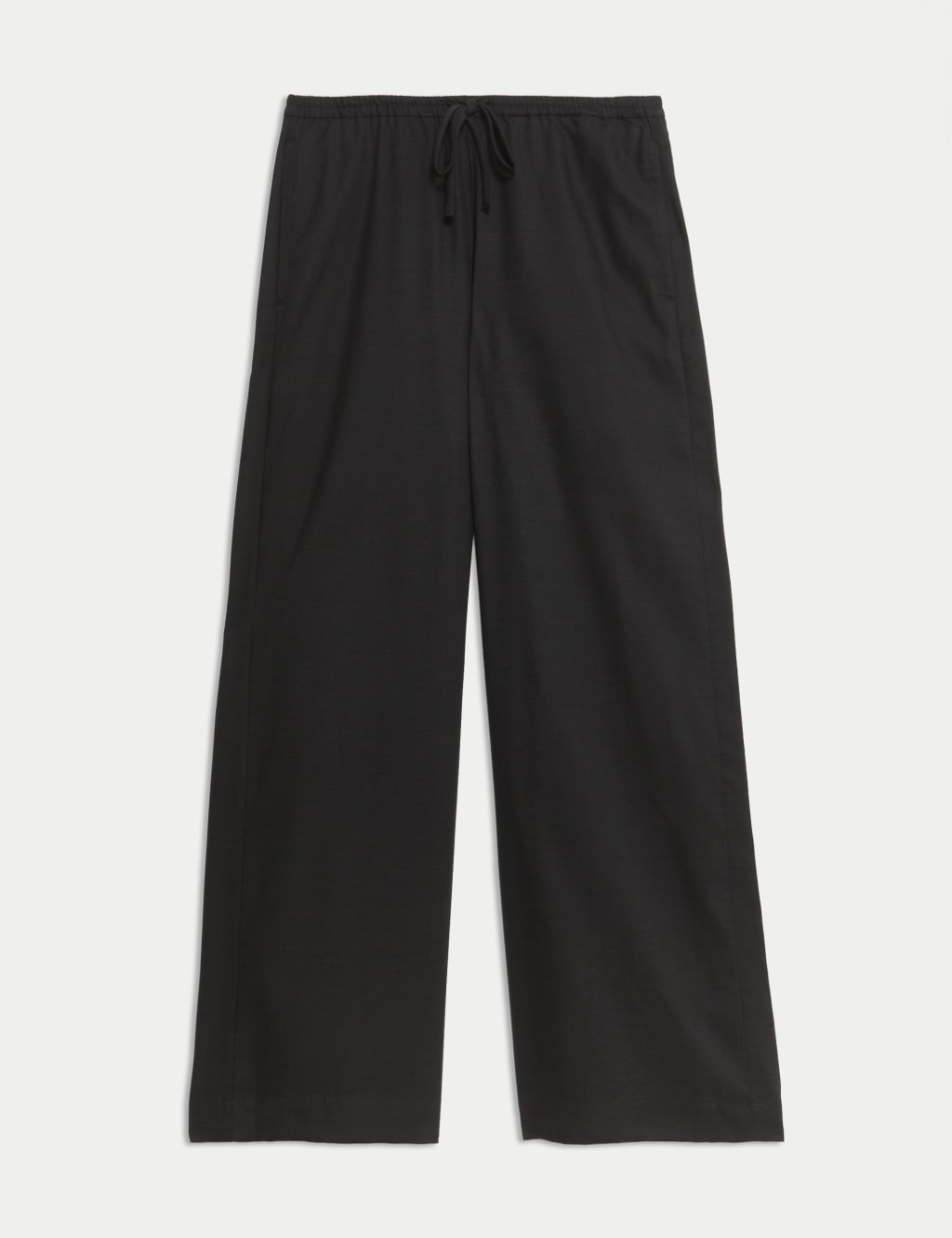 Lyocell Rich Wide Leg Trousers with Wool 2 of 6