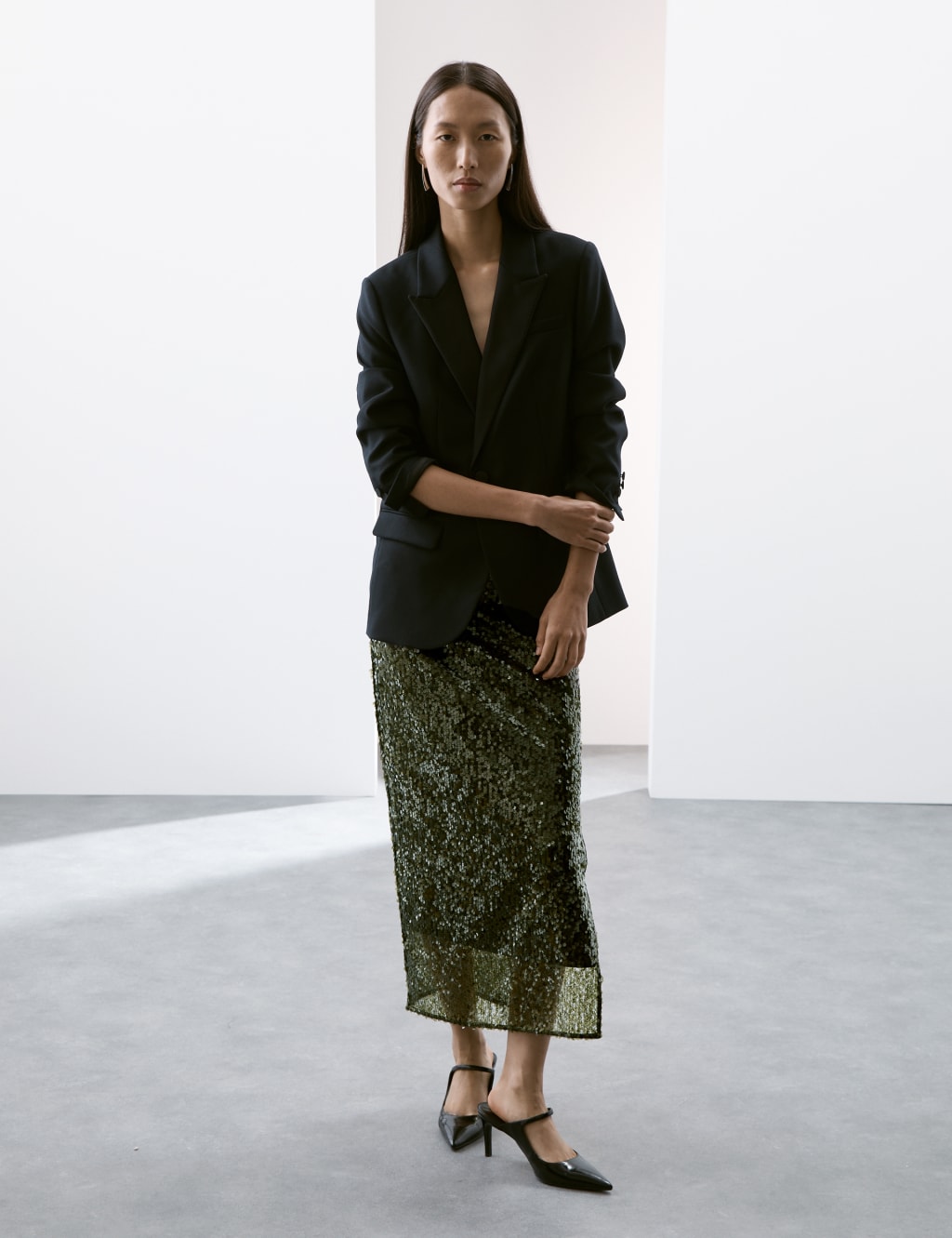 Glitter skirt m&s best sale