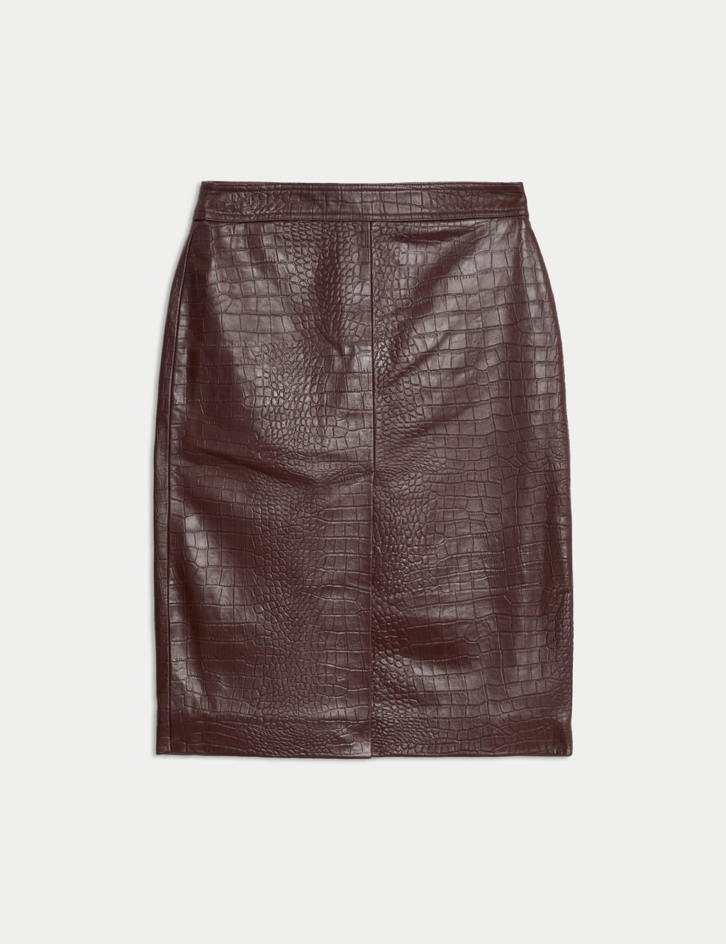 Topshop croc faux leather pencil skirt sale