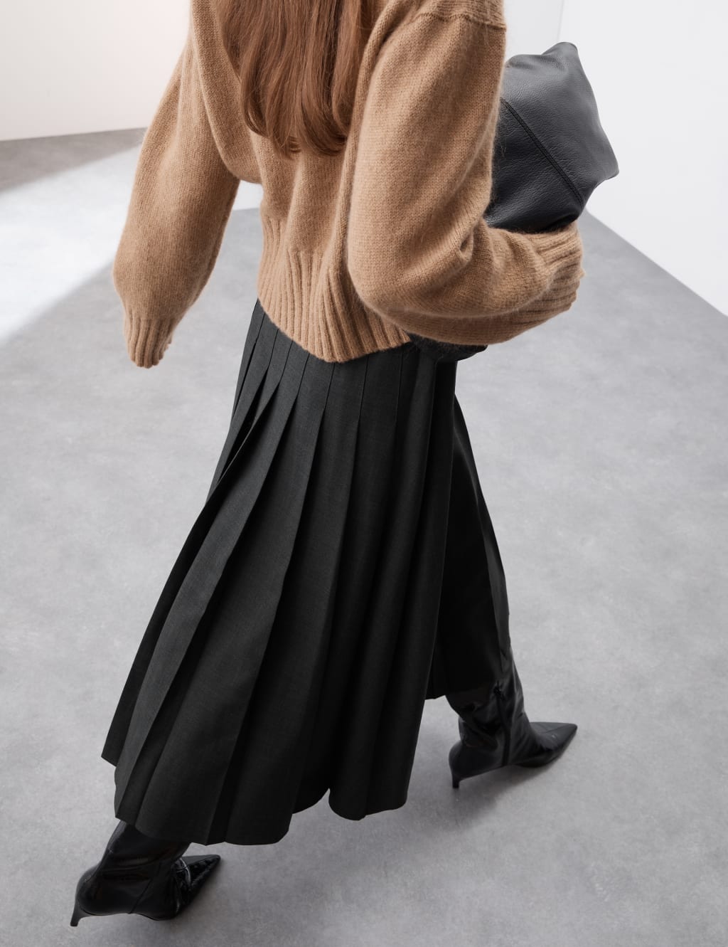 Wool blend skirt store