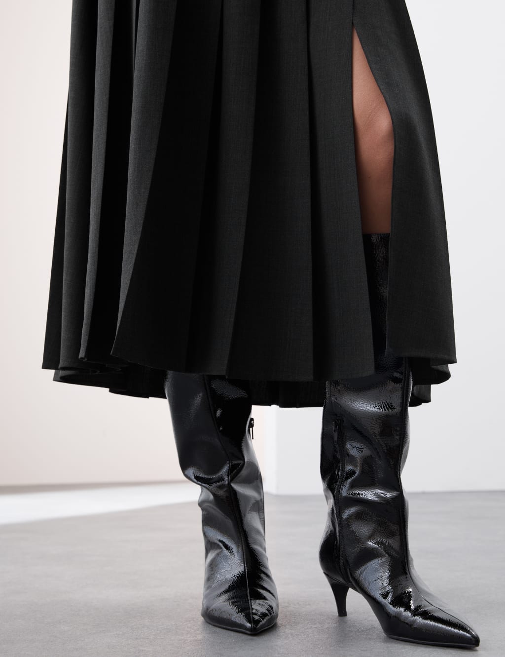 Mid length pleated skirts 18 drop new arrivals