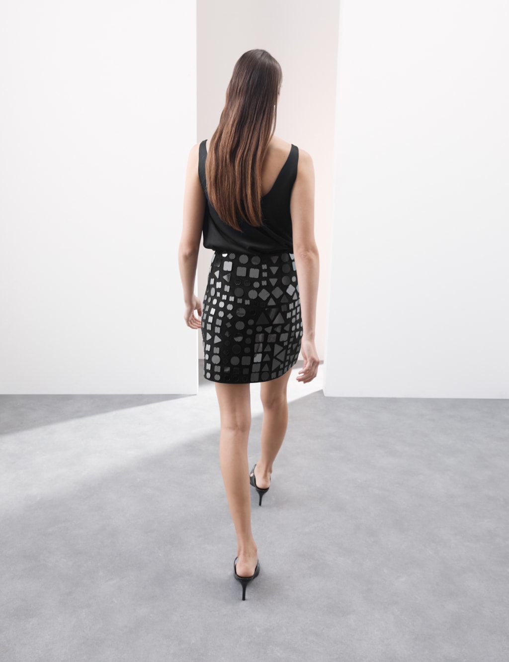 Short black skirts from marks and spencers on sale