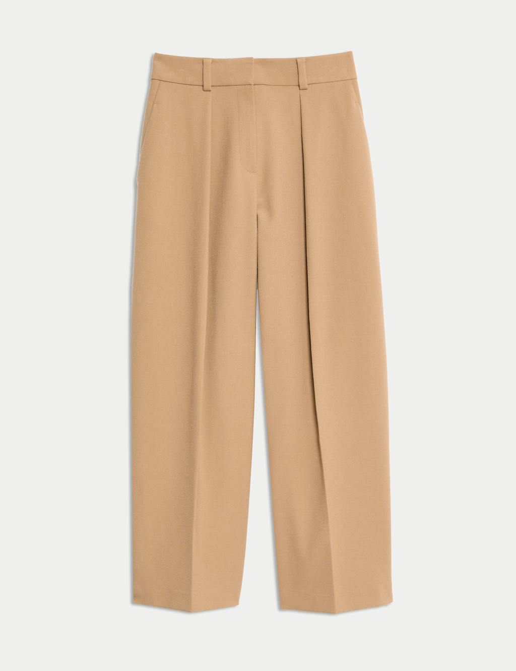 Barrel Leg Trousers with Wool 2 of 6