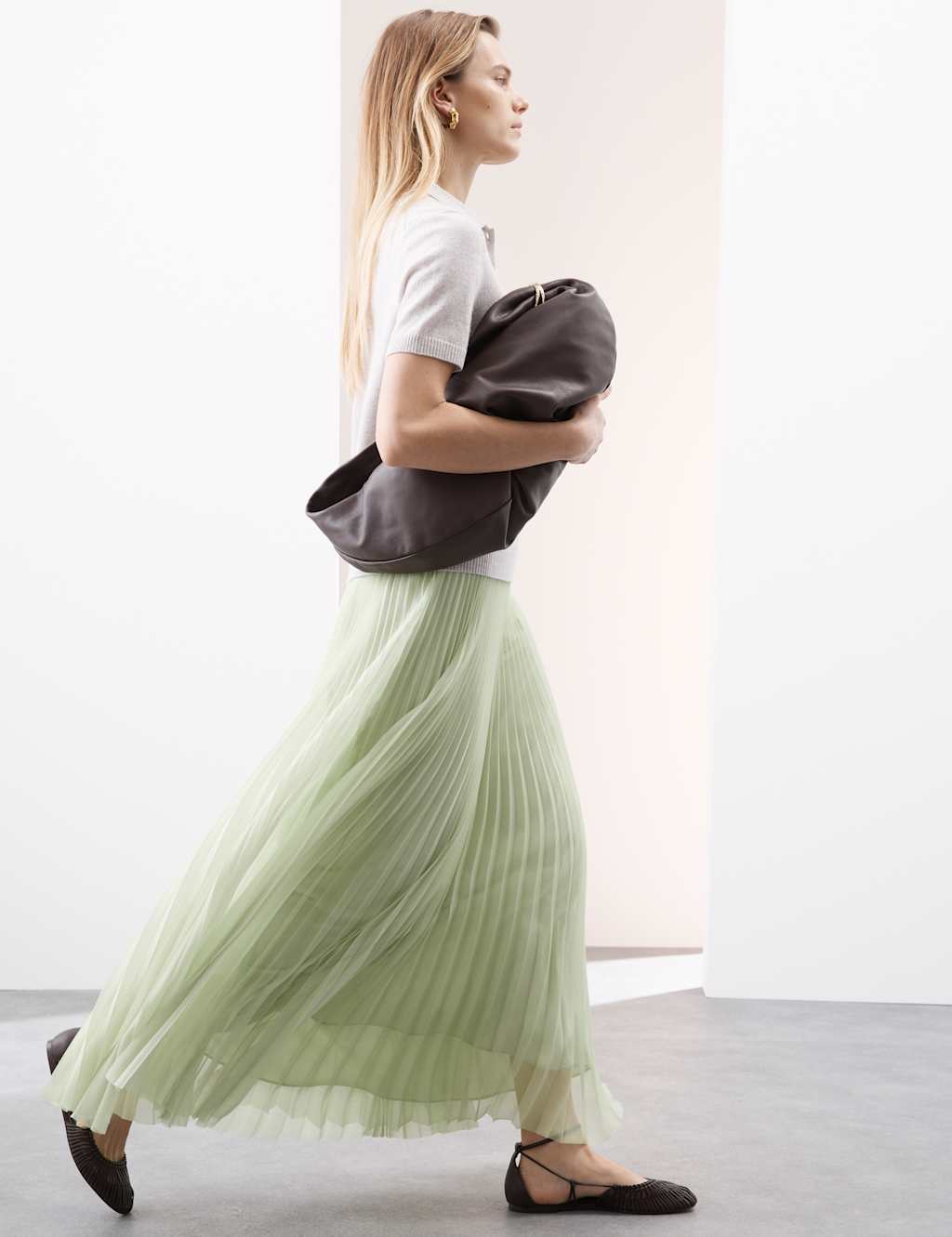 Pleated Maxi Skirt 5 of 7