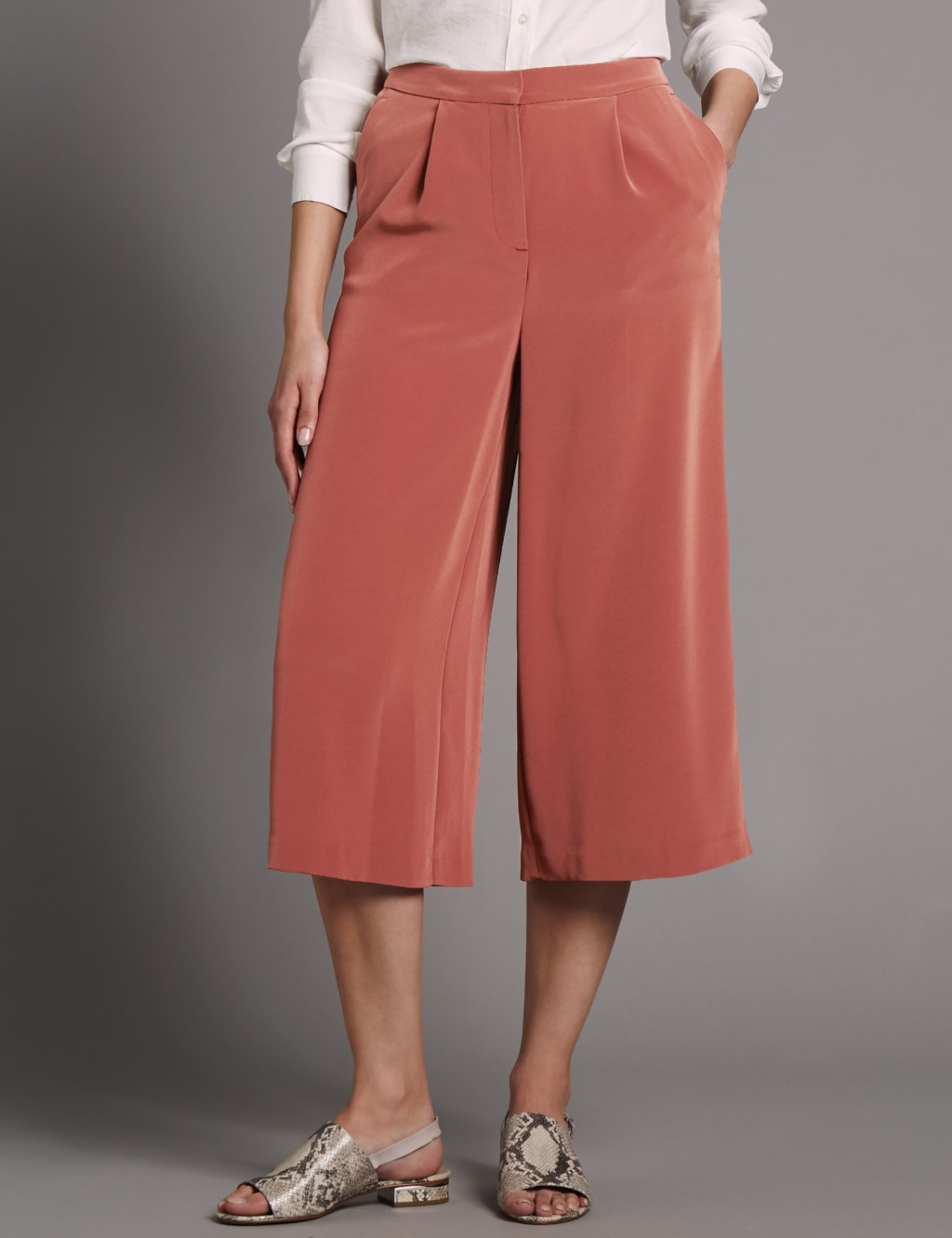 Fluid Wide Leg Culottes 1 of 3