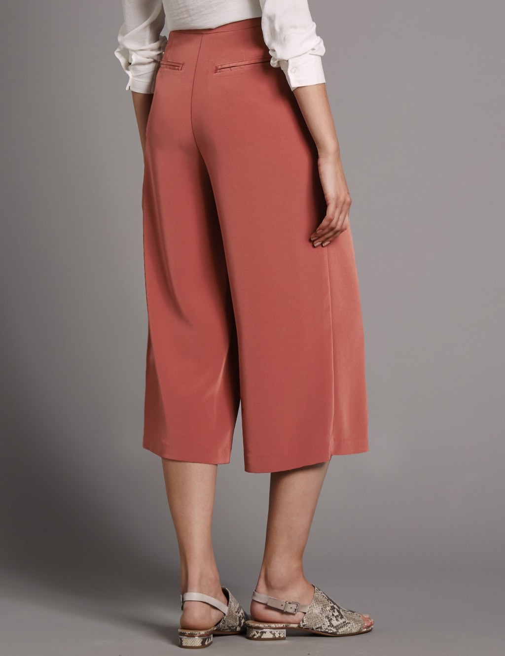 Fluid Wide Leg Culottes 3 of 3