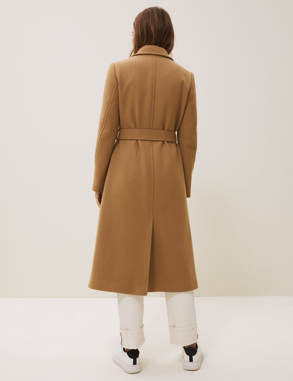 Wrap cashmere coat discount