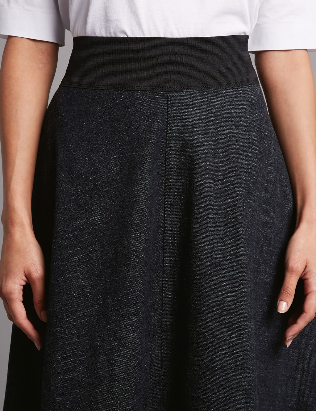 Denim Maxi Skirt 5 of 5