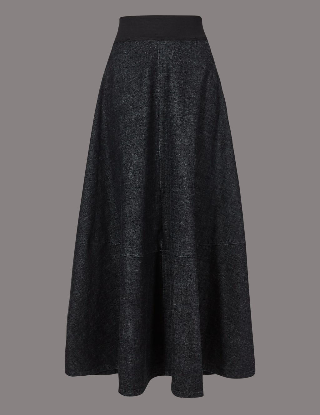 Denim Maxi Skirt 2 of 5
