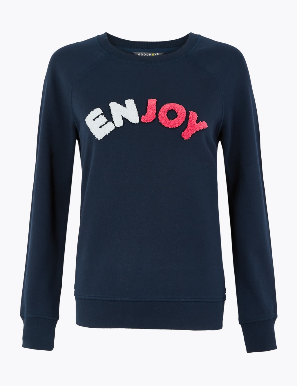 Pure Cotton Enjoy Slogan Sweatshirt 2 of 6