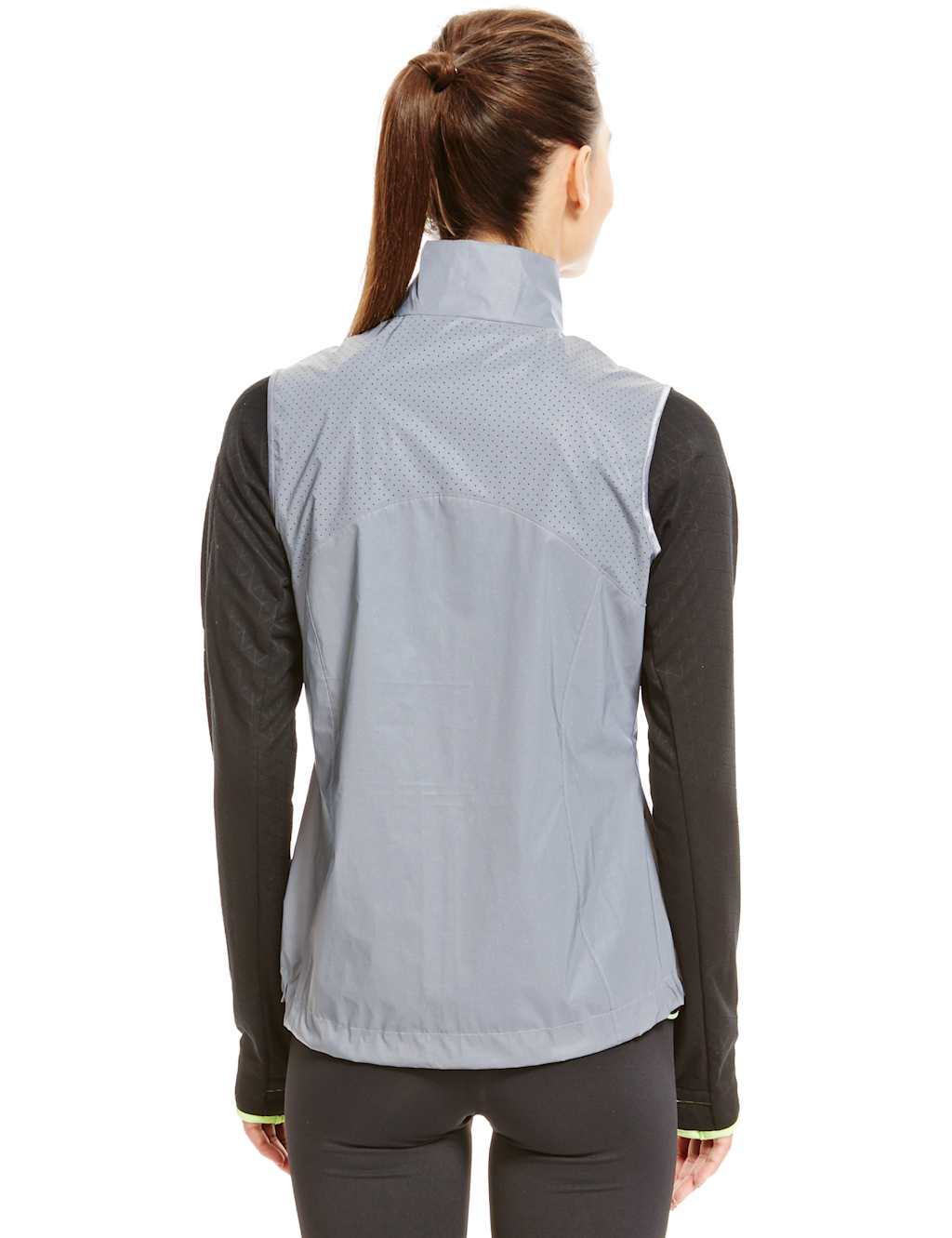 Reflective Showerproof Funnel Neck Gilet 4 of 6