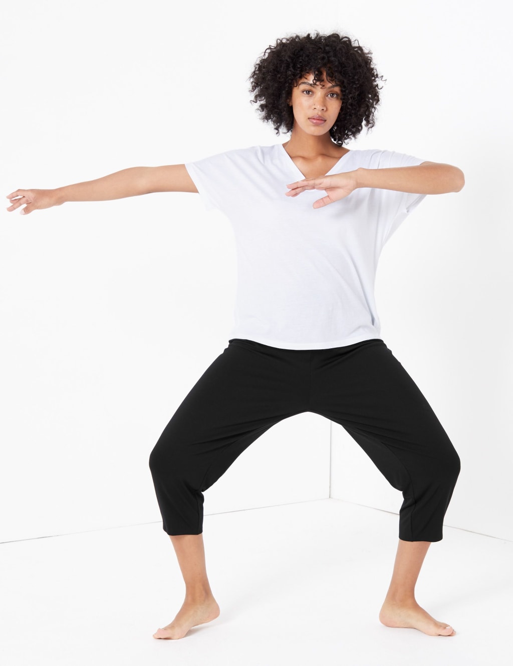 Cropped Yoga Joggers 3 of 6