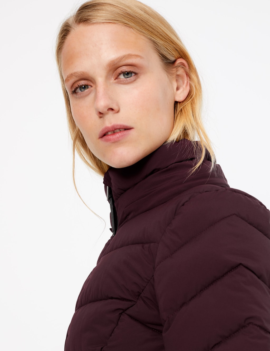 Comfort stretch padded coat on sale