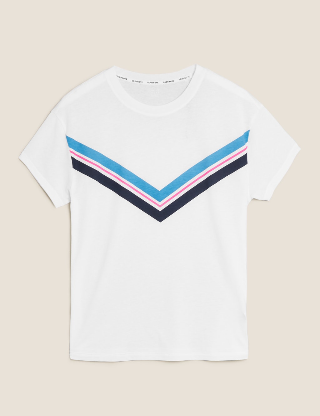 Chevron Crew Neck T-Shirt 2 of 7