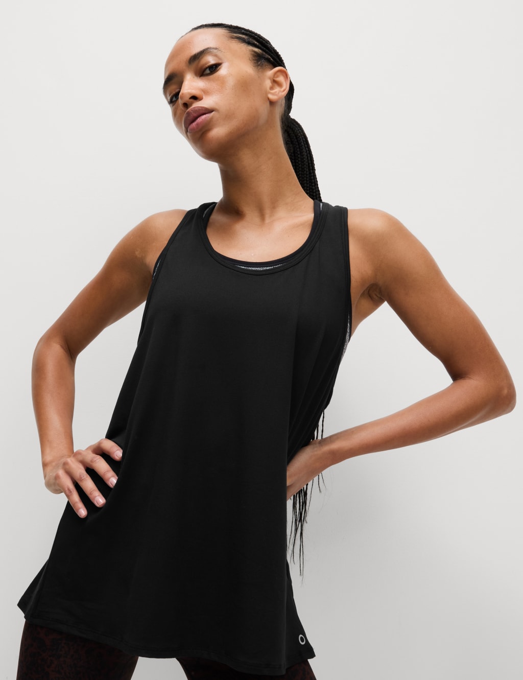 Relaxed Pleat Back Yoga Vest 5 of 6