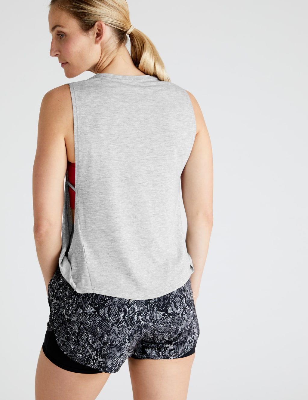 Slogan Twist Side Relaxed Vest Top 4 of 7