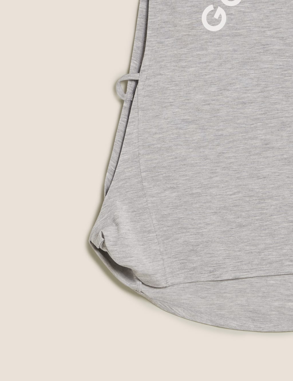 Slogan Twist Side Relaxed Vest Top 7 of 7