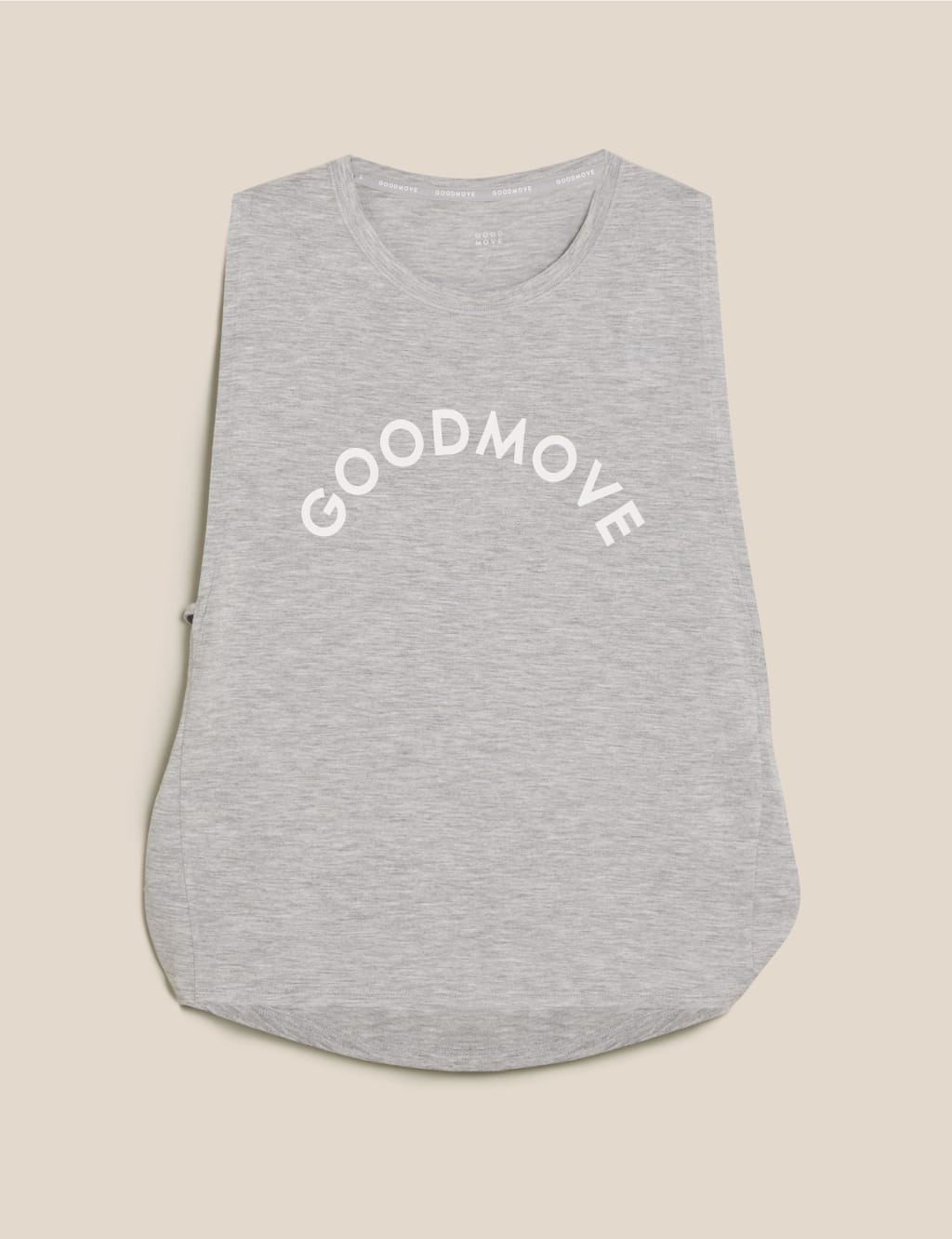 Slogan Twist Side Relaxed Vest Top 2 of 7