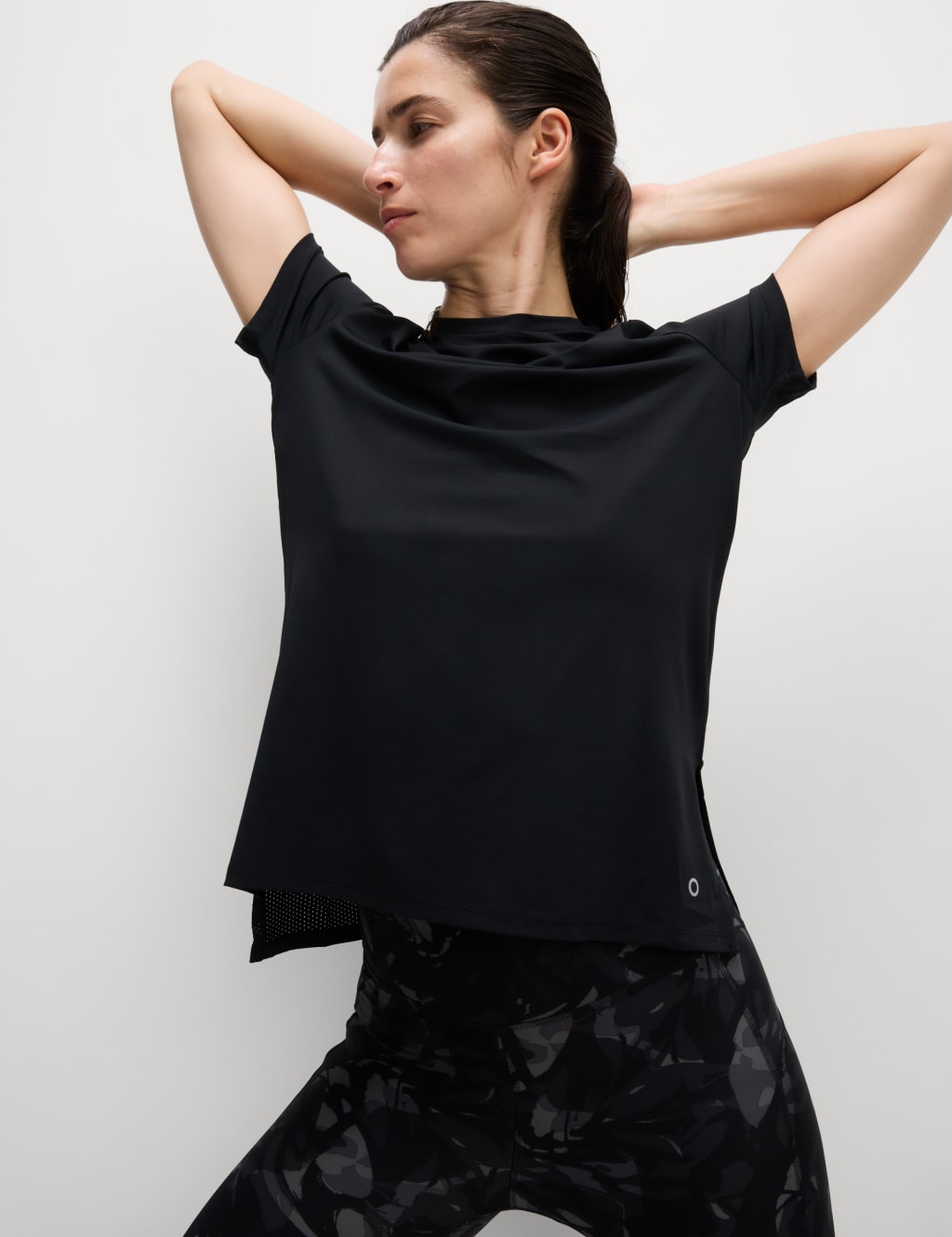 Scoop Neck Mesh Back T-Shirt 4 of 6