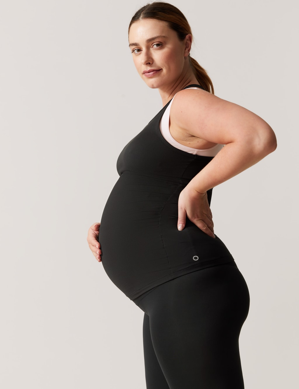 Maternity Scoop Neck Sleeveless Vest Top 3 of 7