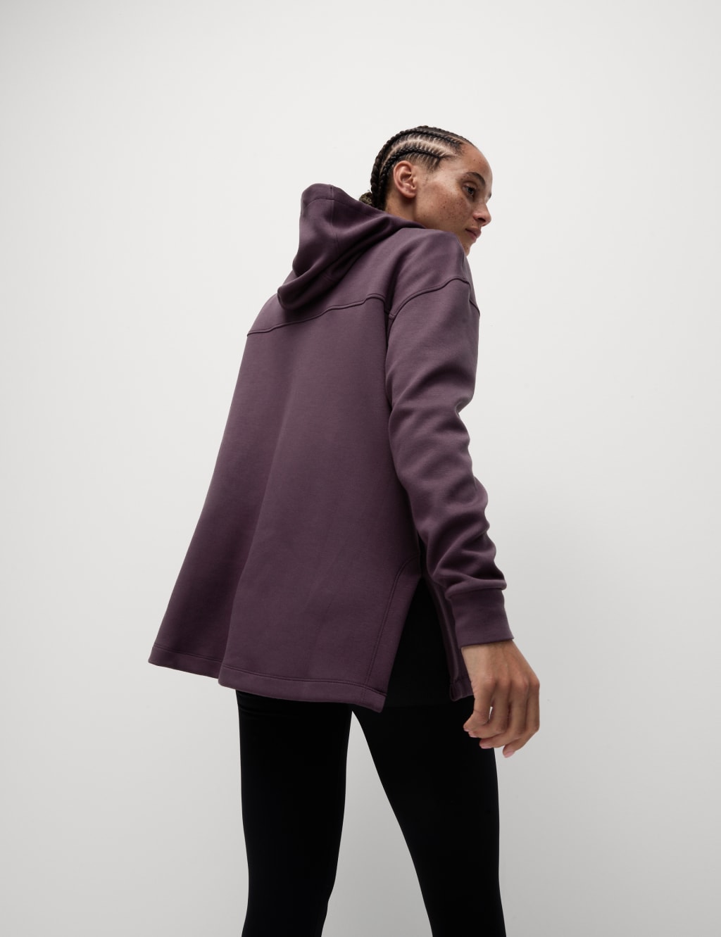 Long yoga hoodie outlet
