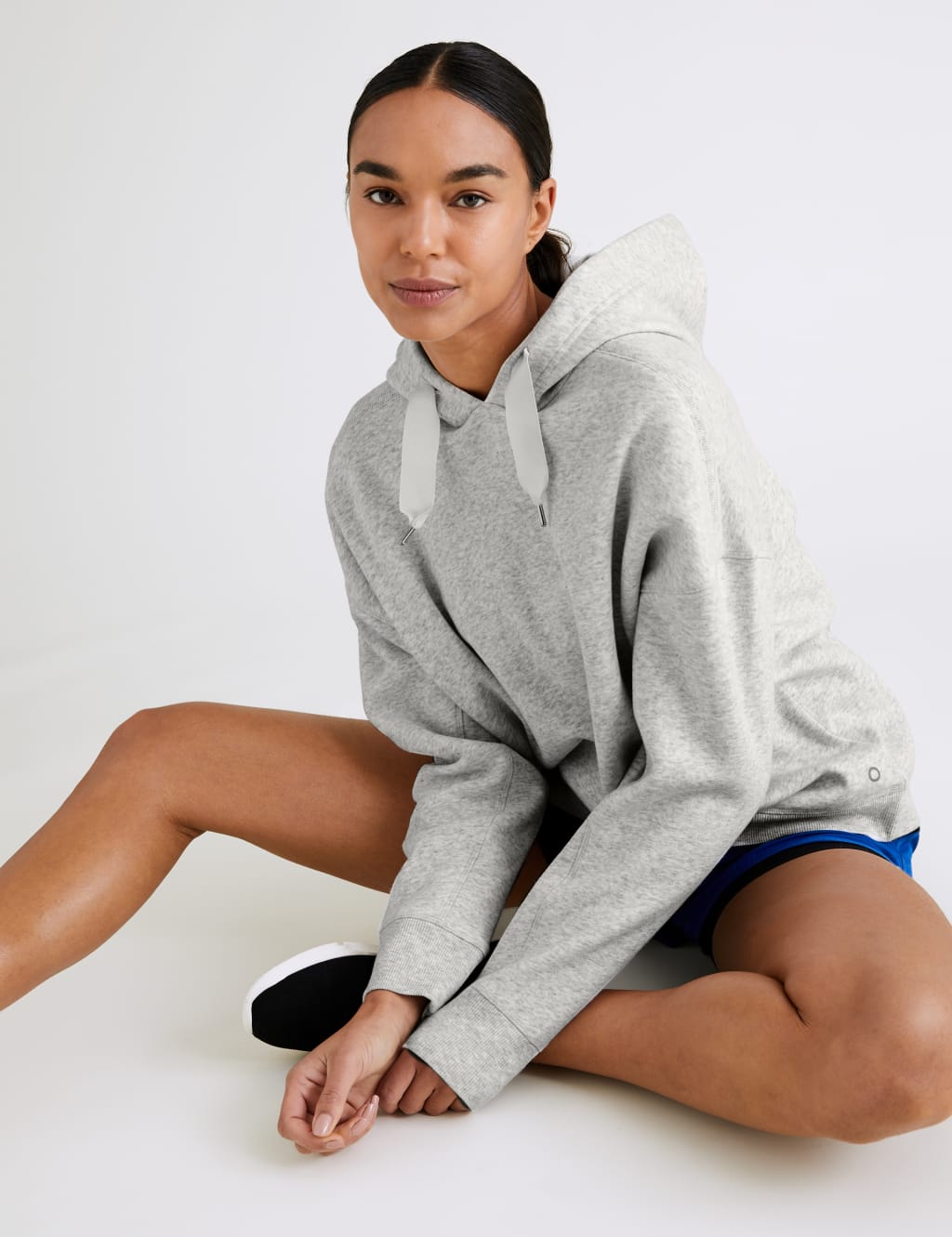 Cotton Rich Relaxed Boxy Hoodie 1 of 5
