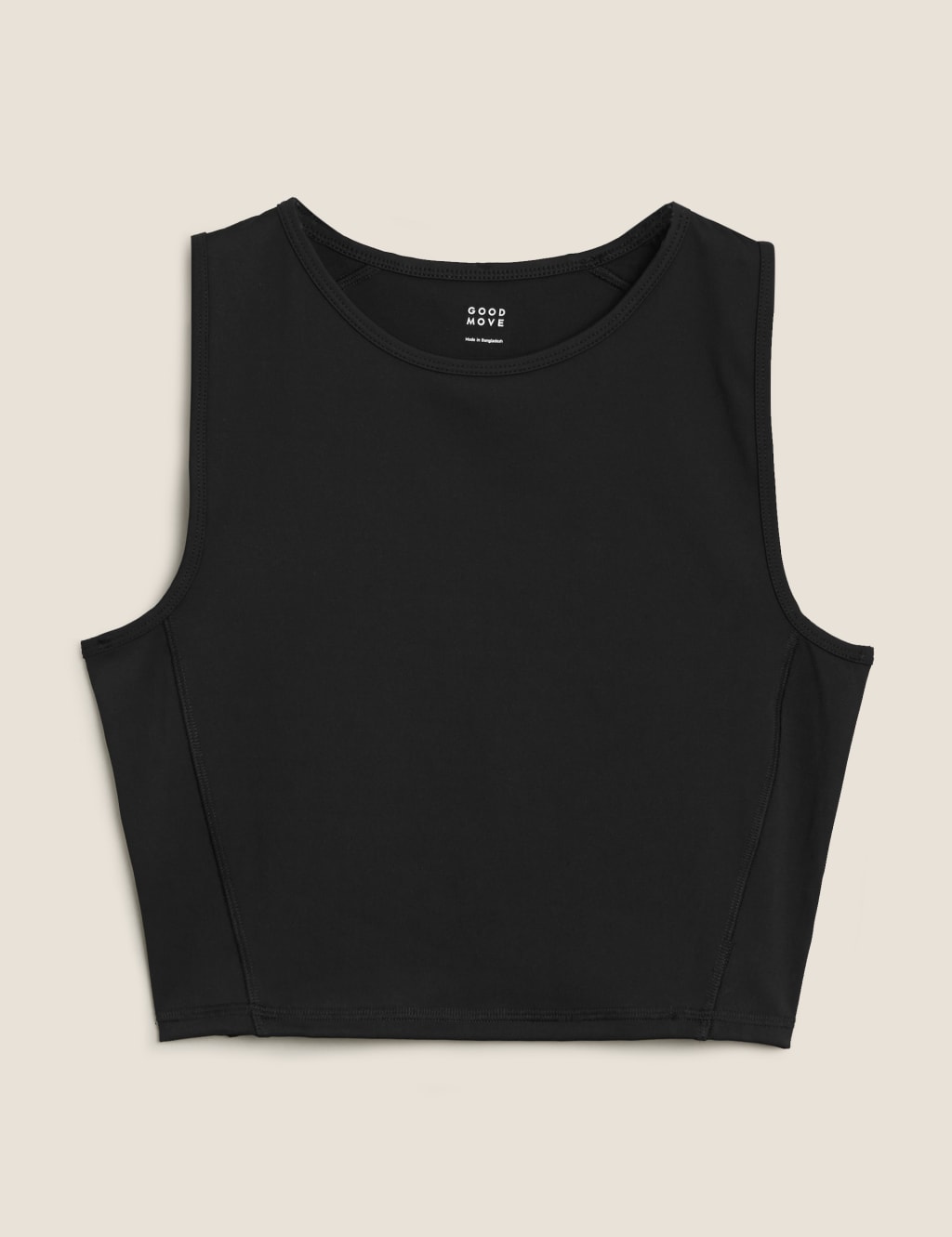 Scoop Neck Cropped Vest Top 2 of 6