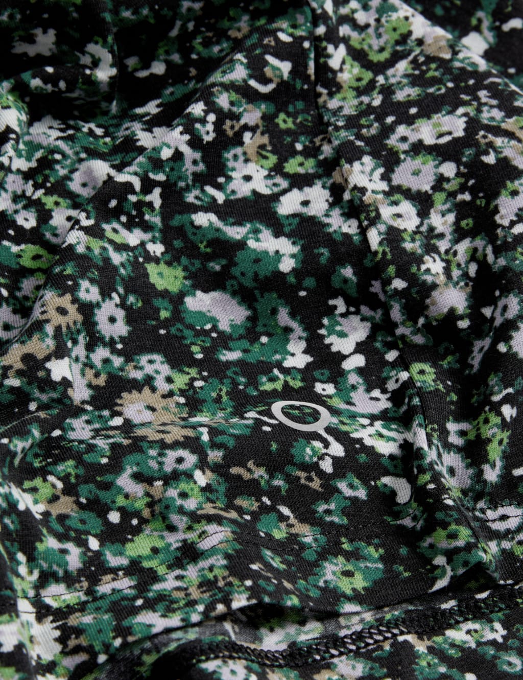 Printed Scoop Neck Short Sleeve Yoga Top 7 of 7