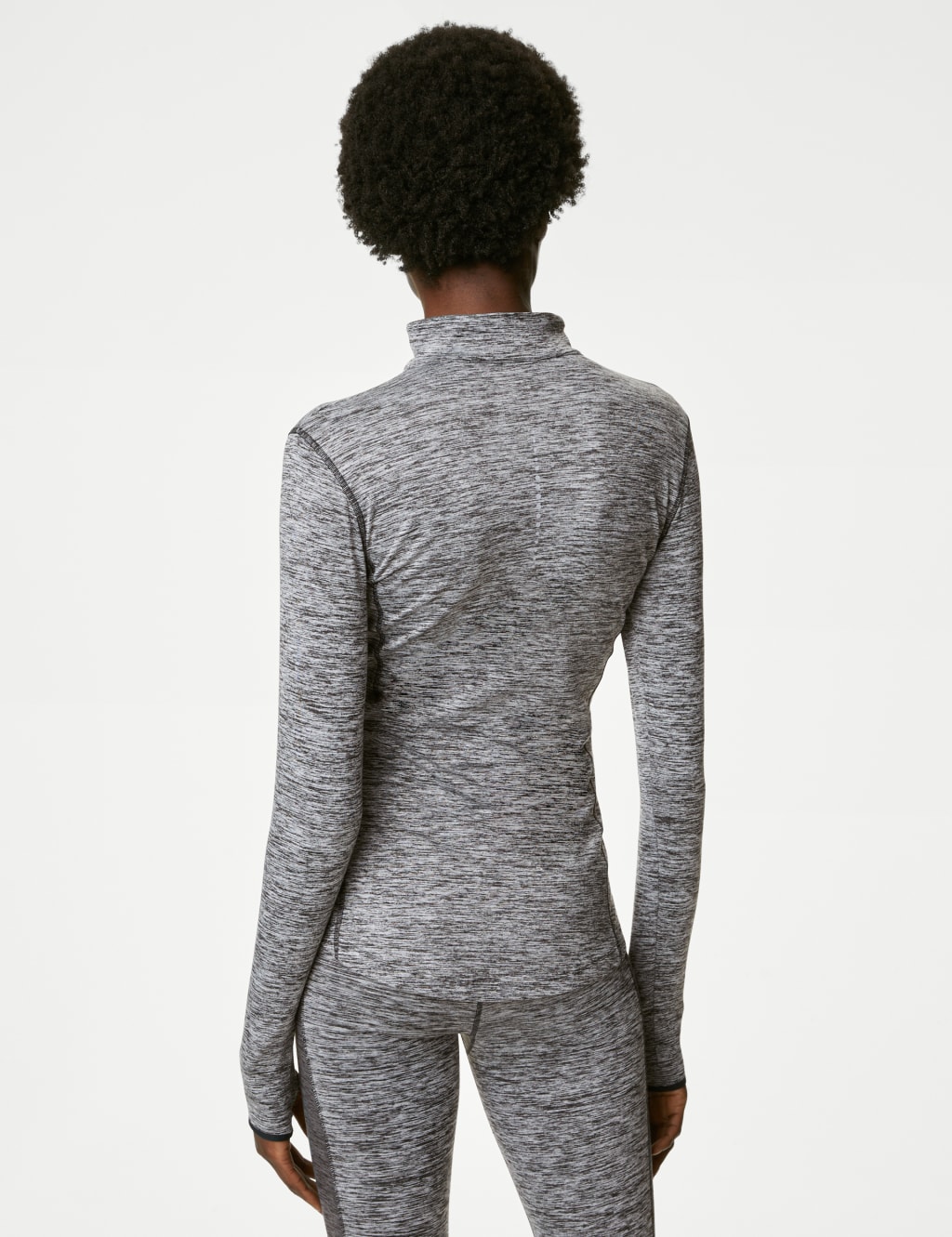 Funnel Neck Half Zip Running Top 6 of 7