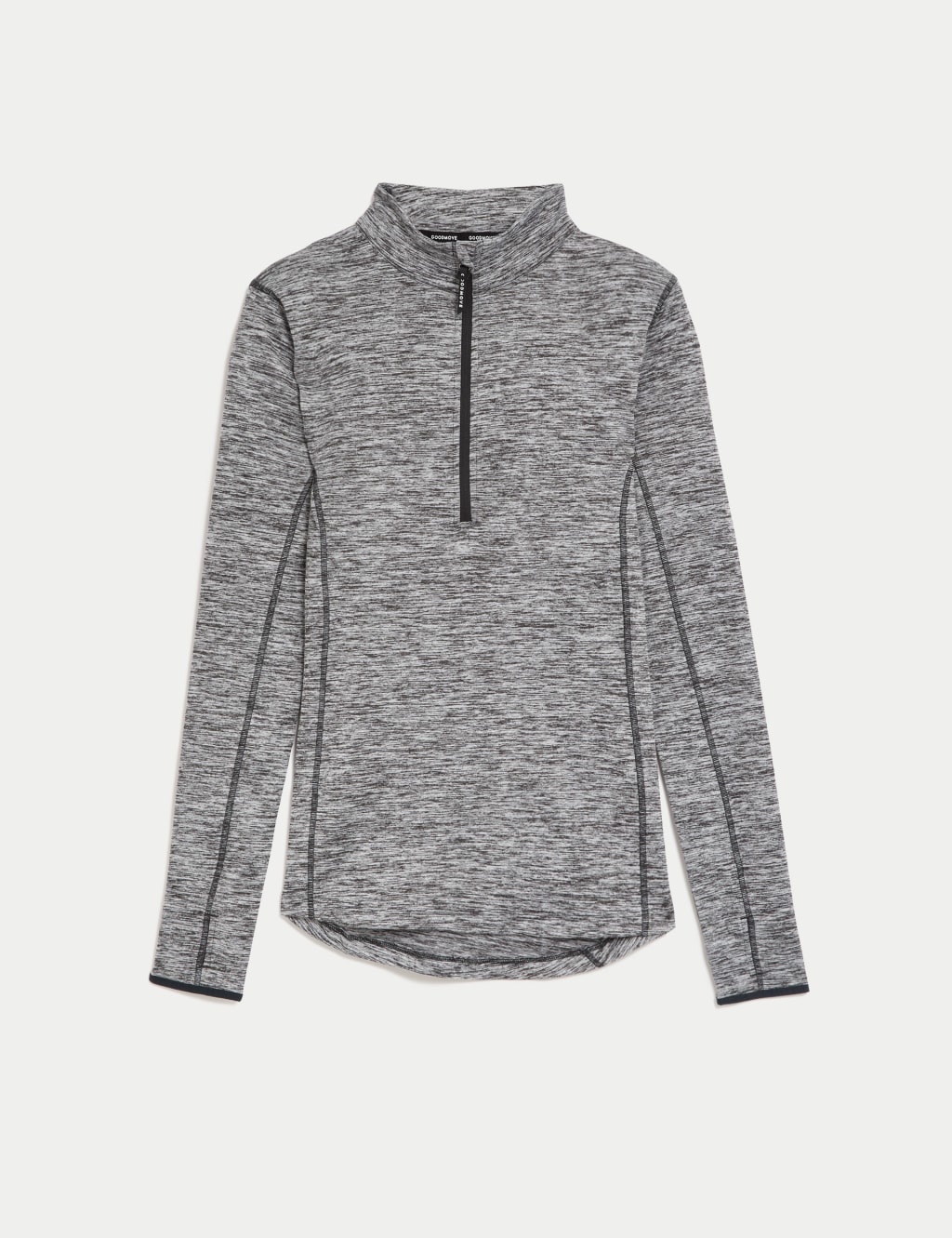 Funnel Neck Half Zip Running Top 2 of 7