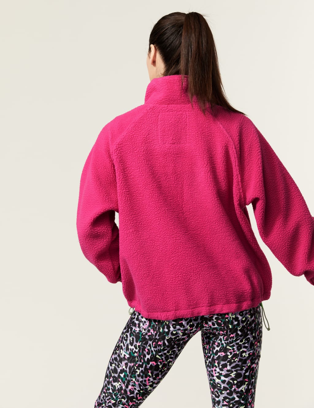 Borg zip up jumper sale