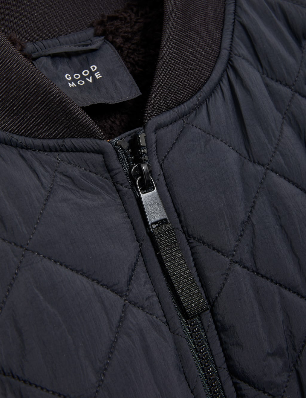 Quilted Borg Lined Bomber Jacket 6 of 6