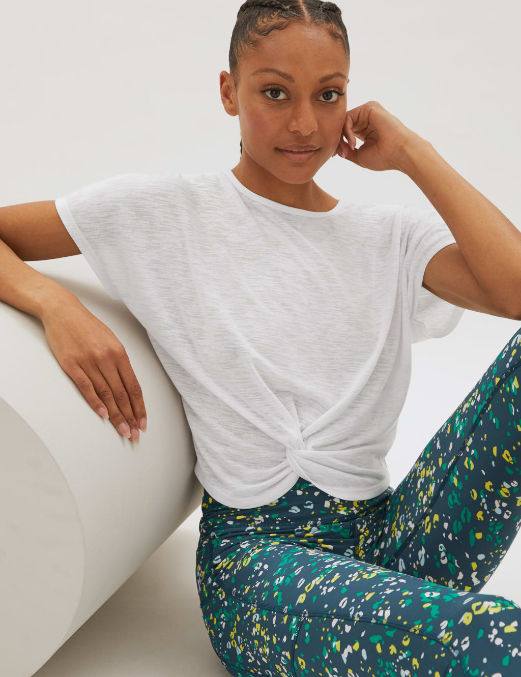 Lightweight Twist Front Cropped Top 3 of 7