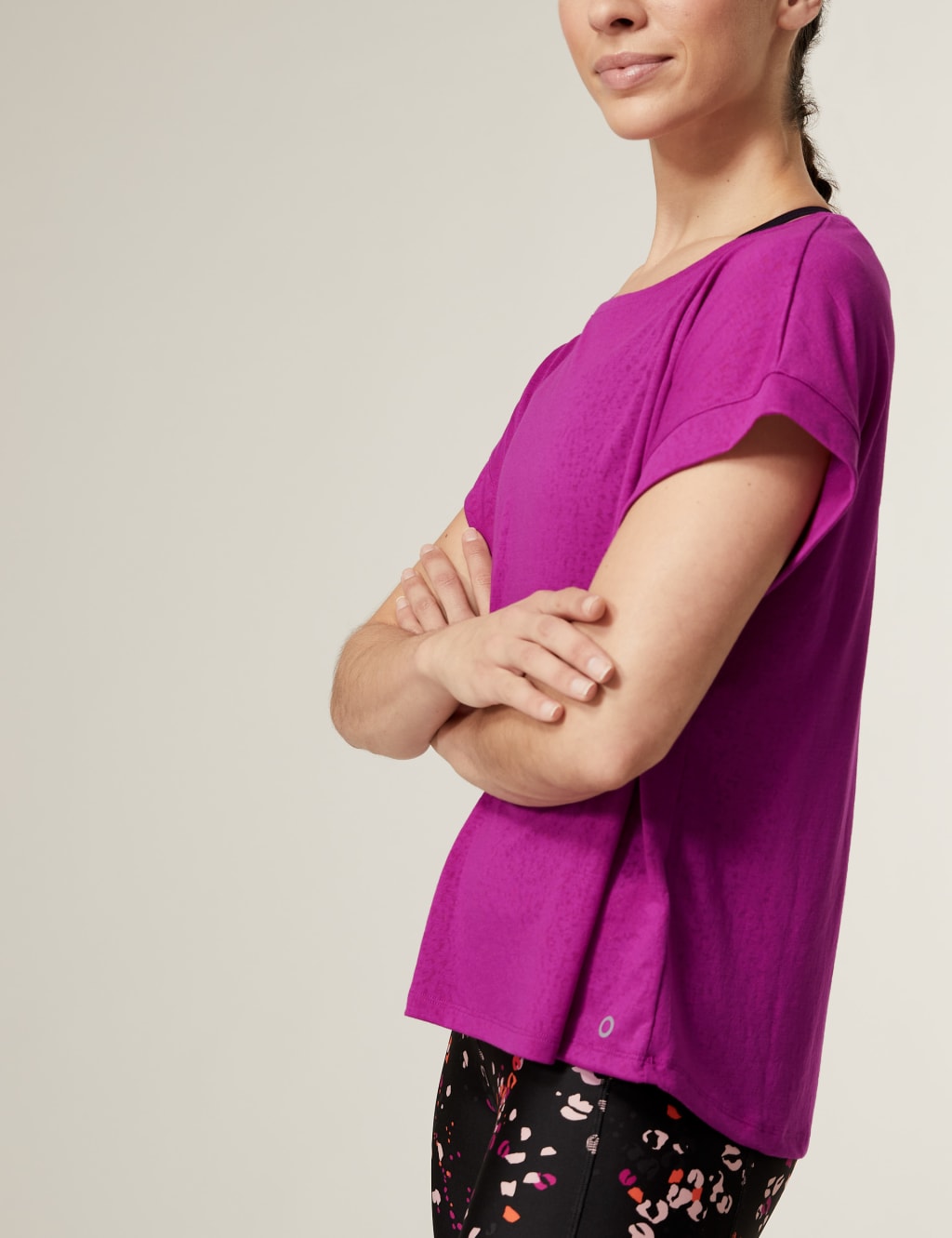 Lightweight Scoop Neck Relaxed T-Shirt 5 of 7