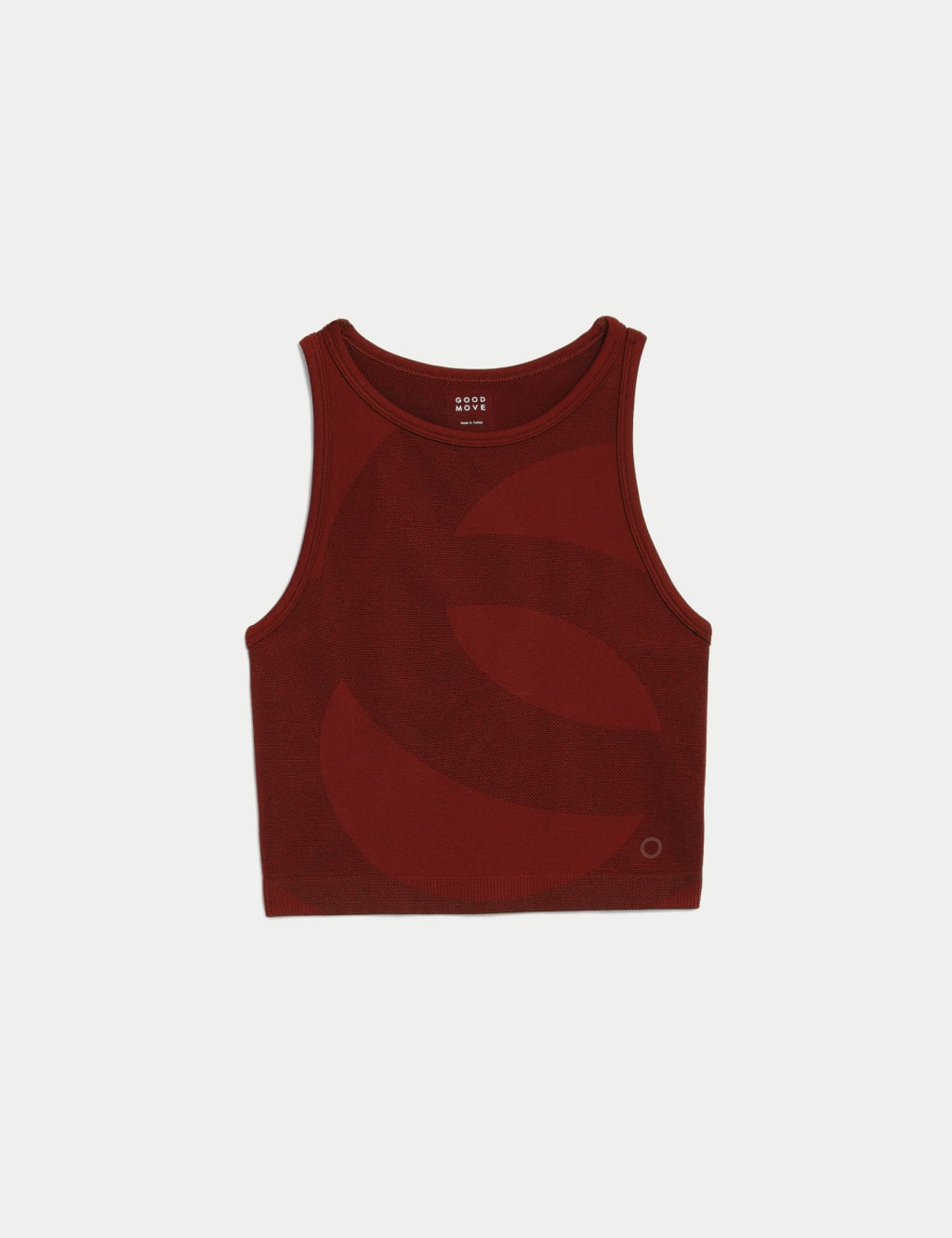 Scoop Neck Seamless Fitted Crop Top 2 of 7