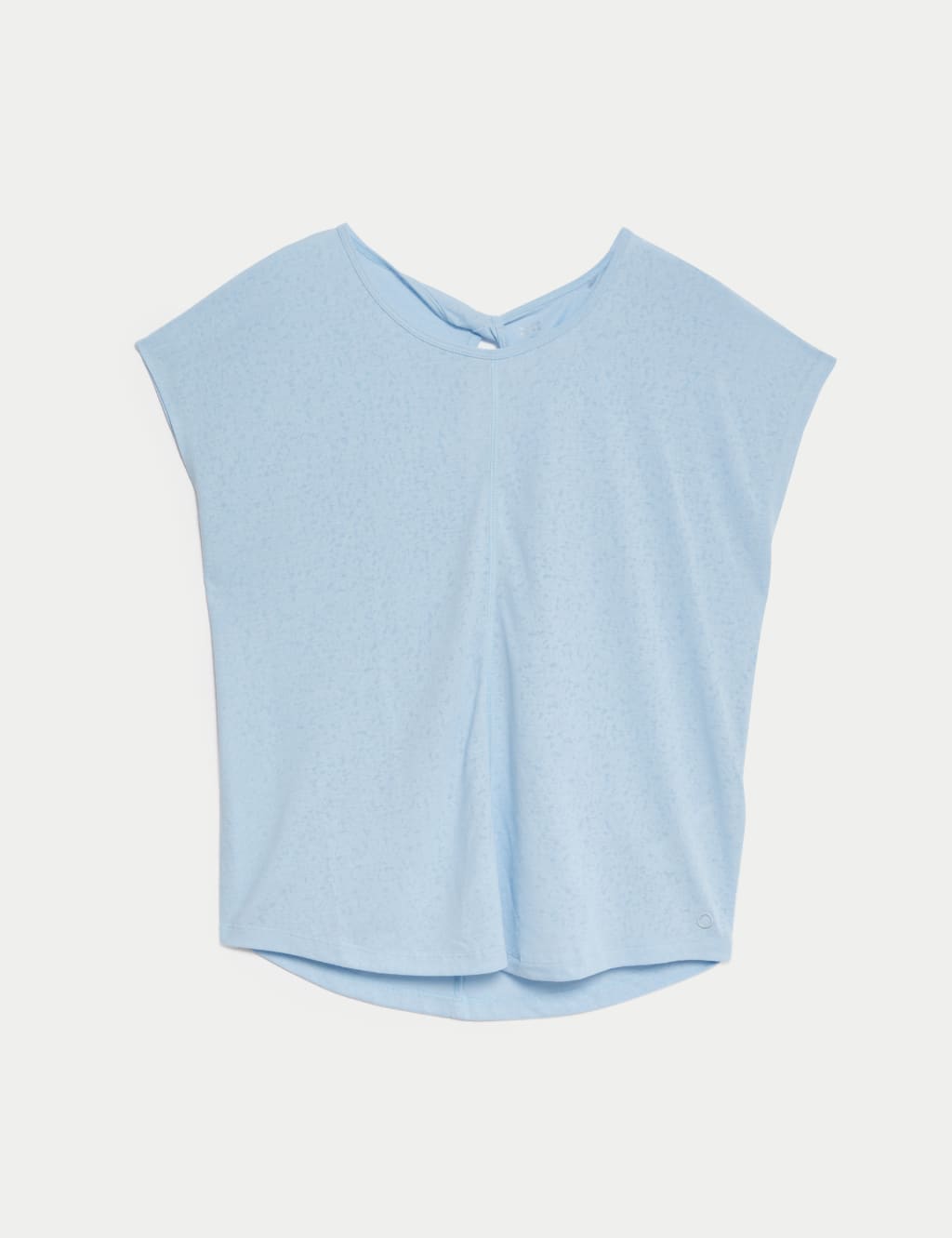 Scoop Neck Twist Back Yoga T-Shirt 2 of 6