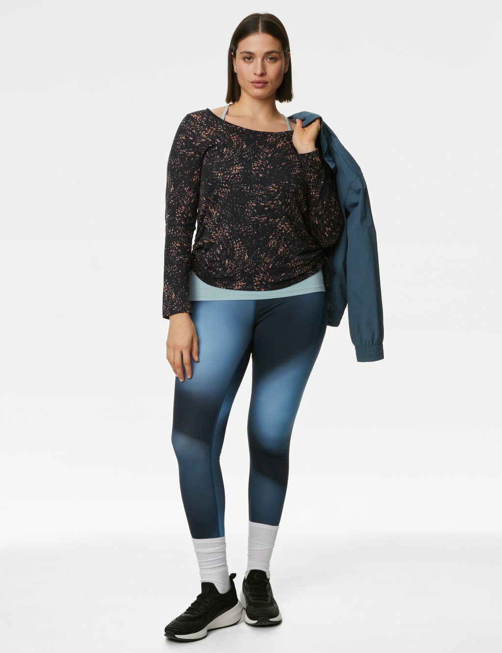 Scoop Neck Strappy Double Layer Top 3 of 10