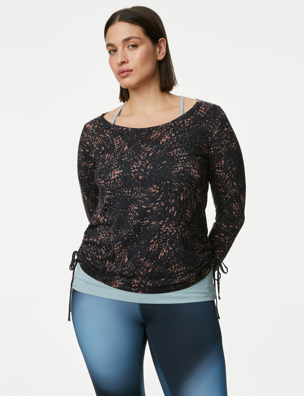 Scoop Neck Strappy Double Layer Top 4 of 10