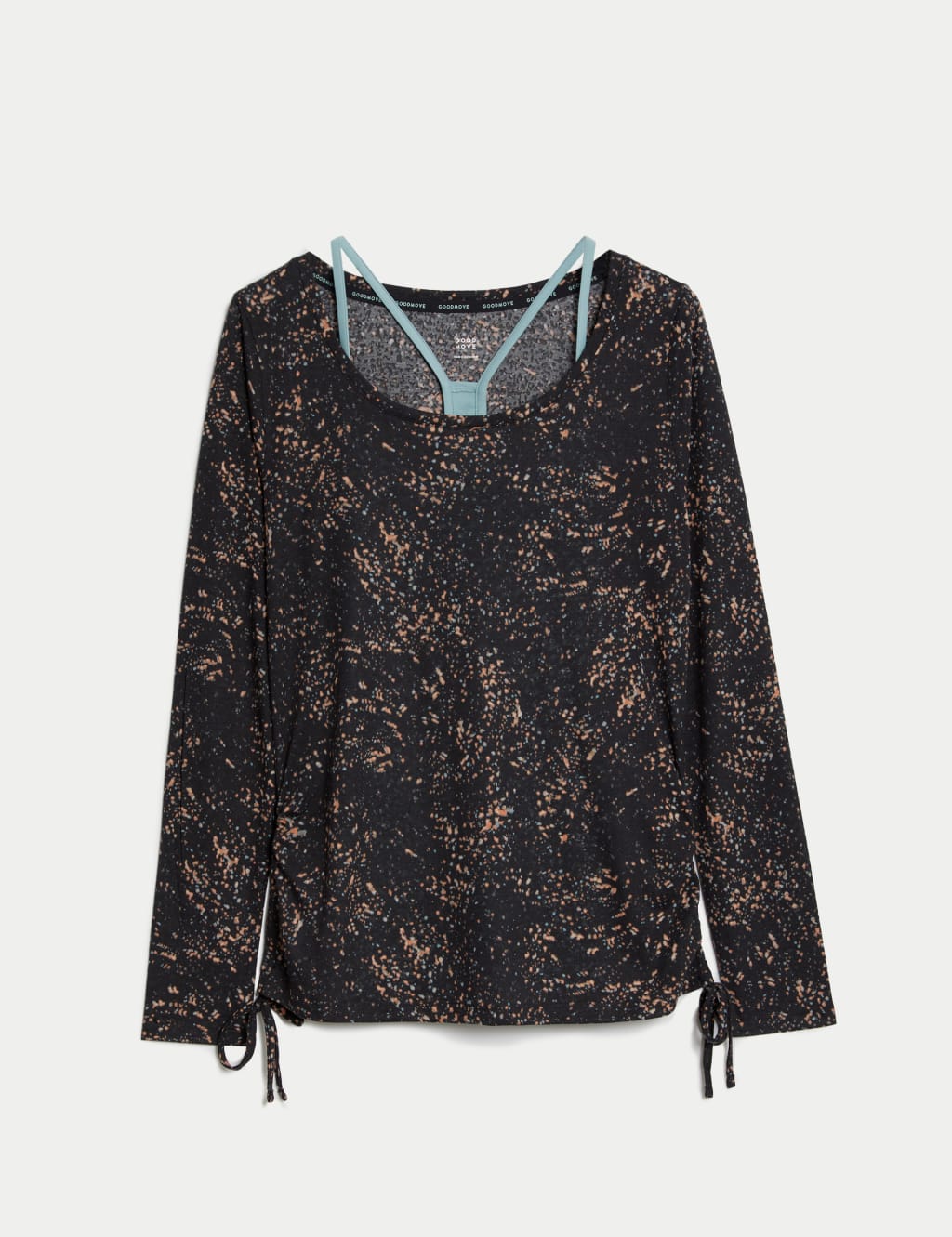 Scoop Neck Strappy Double Layer Top 2 of 10