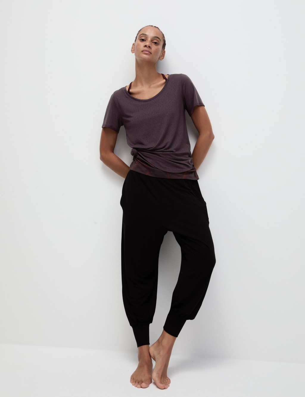 Double layer yoga top online